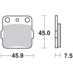 TRW Lucas Lucas bremseklods MCB561SI