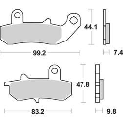 Lucas Sintered Fodera MCB612SH