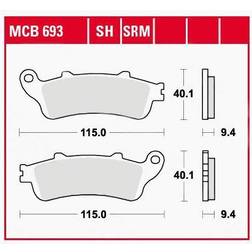 TRW Allround Organic Standard Honda St 1100