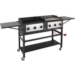 Buffalo 6 Burner Combi BBQ Grill Griddle