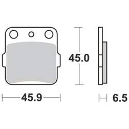 TRW Brake Pad Mcb554si