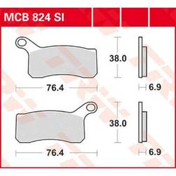 TRW Bremseklodser MCB824SI