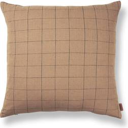 ferm LIVING Prydnadskudde Grid Komplett dekorationskudde Brun (50x50cm)