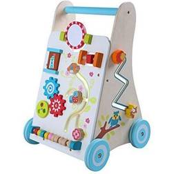 Leomark First steps wooden baby walker