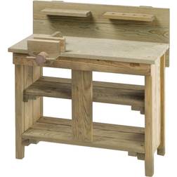 Happy People Wooden Workbench for Kids 80x42x88 cm