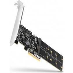 Axagon PCES-SA4M2 PCIe Controller 2x Internal SATA 6G