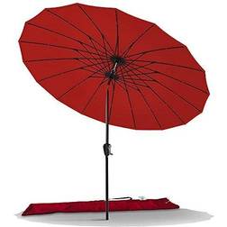 Vounot 2.7m Shanghai Parasol, Garden Tilting Parasol