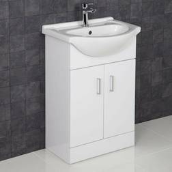 Essence 550mm Bathroom Vanity Unit Sink Gloss