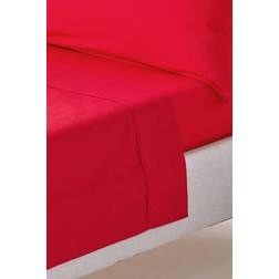 Homescapes Egyptian Cotton 200 Count Bed Sheet Red