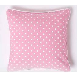 Homescapes Dots Polka Dots Cushion Cover Pink (45x45cm)