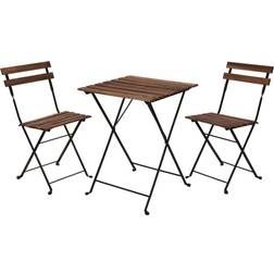 ProGarden 3 Bistro Set, 1 Table incl. 2 Chairs