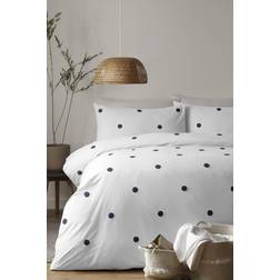 Signature Dot Garden Duvet Cover Blue, White