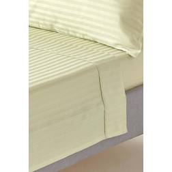 Homescapes Sage Egyptian Single 330 Thread Count Bed Sheet Green