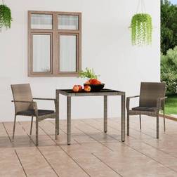 vidaXL Gartenstühle Poly