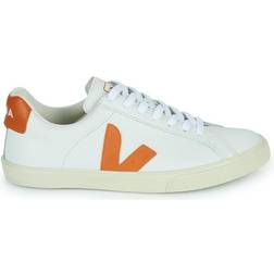 Veja Esplar Leather - White/Pumpkin