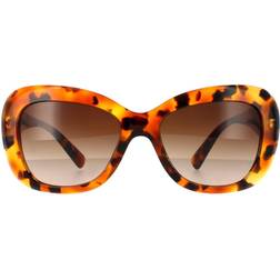 Versace Rectangle Light Havana Brown Gradient