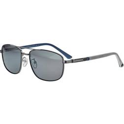 Breed Gotham Polarized Gunmetal Frame Silver Lens Gunmetal/Silver