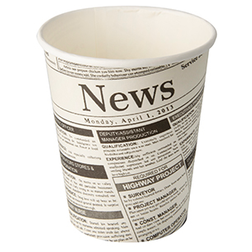Papstar Tazza Da Bere To Go Newsprint 50x