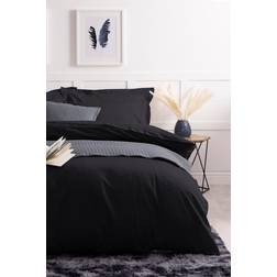 Belledorm 200 Thread Count Egyptian Duvet Cover Black