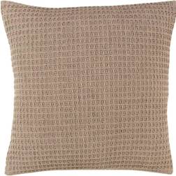 'Bruges' Filled Cushion With Geo Waffle Complete Decoration Pillows Natural
