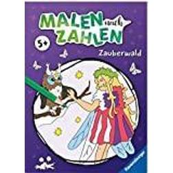 Ravensburger Malen nach Zahlen ab 5: Zauberwald, Malbuch