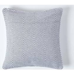 Homescapes Halden Chevron Cushion Cover Grey (60x60cm)