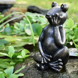 HEISSNER Teichfigur Frosch Anthrazit 20x19x30