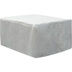 Beliani Cubierta Impermeable Para Conjunto De Jardín En Poliéster Pvc Blanco 320 x 120 x 90 cm Italy Grosseto Chuva