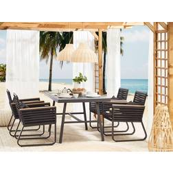 Beliani Modern Garden Patio Dining Set