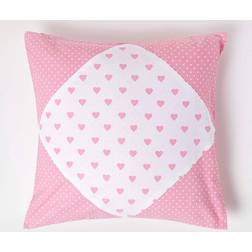 Homescapes Polka Dots Cushion Cover Pink (60x60cm)