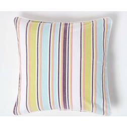 Homescapes 45 Osaka Stripe Cushion Cover Green (45x45cm)