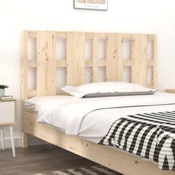 vidaXL De Cama Madera Maciza De Pino 140.5x4x100 cm - Marrón Cabecero