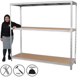 MonsterShop da Garage e Magazzino HD Scaffalatura 200 cm Scaffale per libri