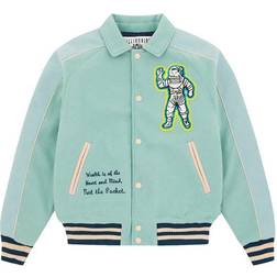 Billionaire Boys Club Collared Varsity Jacket - Teal