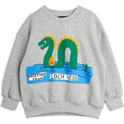 Mini Rodini Loch Ness Graphic Sweatshirt - Gray Melange