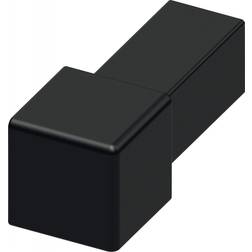 Alfer Quadrat-Fliesenecke 11,5 mm für Fliesenschiene schwarz