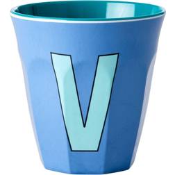 Rice Melamin Cup Medium Letter V 30 cl