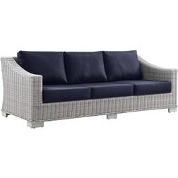 modway Collection EEI-4842-LGR-NAV Outdoor Sofa