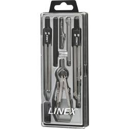 Linex Zirkel-Set schwarz, silber