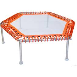 WX-TRAMP Premium Il trampolino d'acqua esagonale in acciaio inossidabile Waterflex arancione