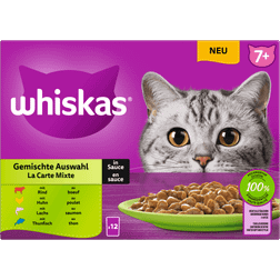 Whiskas Ekonomipack: Senior portionspåse 7+ Blandat