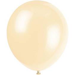 Unique 12" Latex Ivory Balloons, 10ct