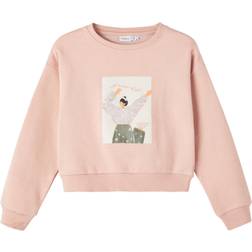 Name It Sweatshirt NkfTanise Rose Smoke år 116 Sweatshirt