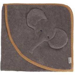 Sterntaler GOTS Motiv-Kapuzen-Badetuch 80x80cm Elefant Eddy (A)