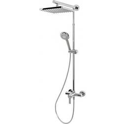 Schulte Duschsystem Rain eckig chrom