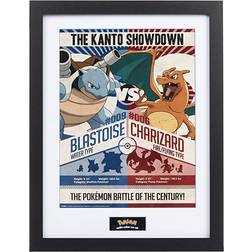 GB Eye Pokémon Red Vs Blue Plakat 30x40cm