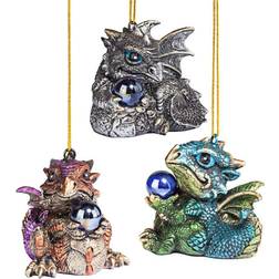 Design Toscano 3 Piece Hanging Figurine Set 5.08cm H X 5.08cm W X 6.35cm D Christmas Tree Ornament