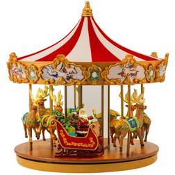 Mr. Christmas Very Merry Carousel Music Box Musical Figurine