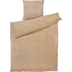 Juna Bæk&Bølge Sengesæt 150x210 Dynebetræk Blå, Beige (210x150cm)