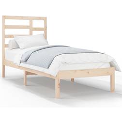 vidaXL 100x200 cm Massivt Træ Sengeramme